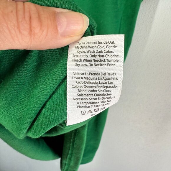 NWT Mens St. Patrick's Day Lucky Charm Graphic Tee Medium Green Short Sleeve - Picture 8 of 9